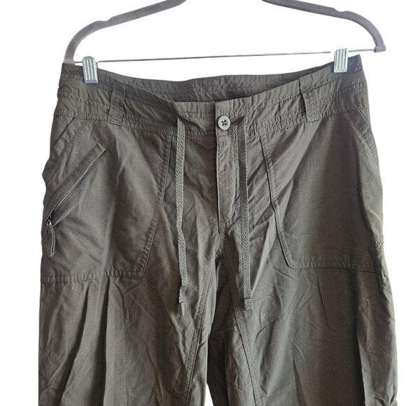 The North Face Womens Convertible Hiking Pants, Olive - Picture 4 of 10